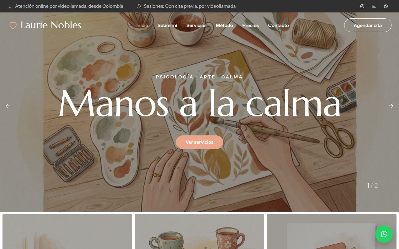 Portada del diseño 2, durazno y noche